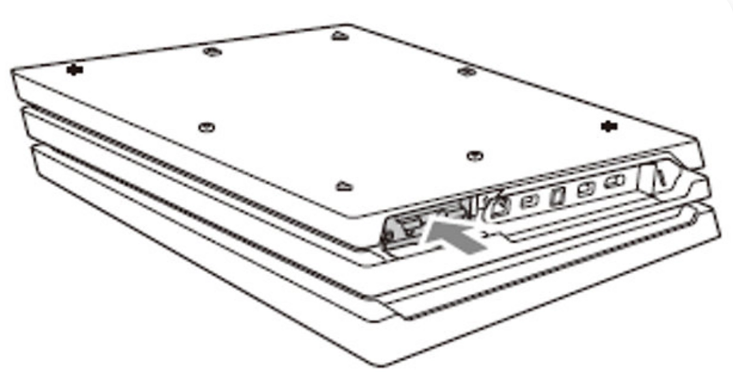 insert the mounting bracket